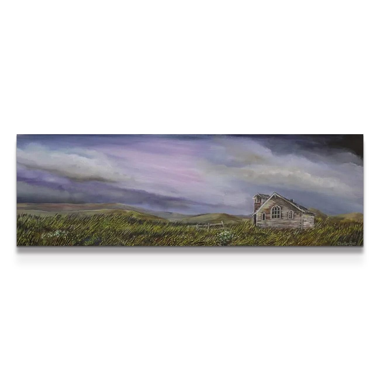 painting on white background