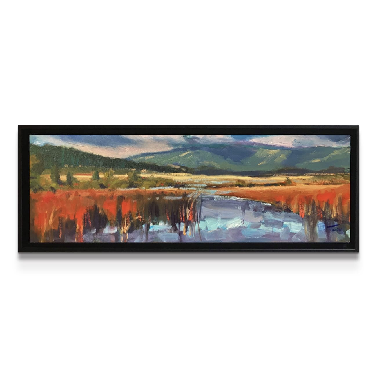 painting on white background