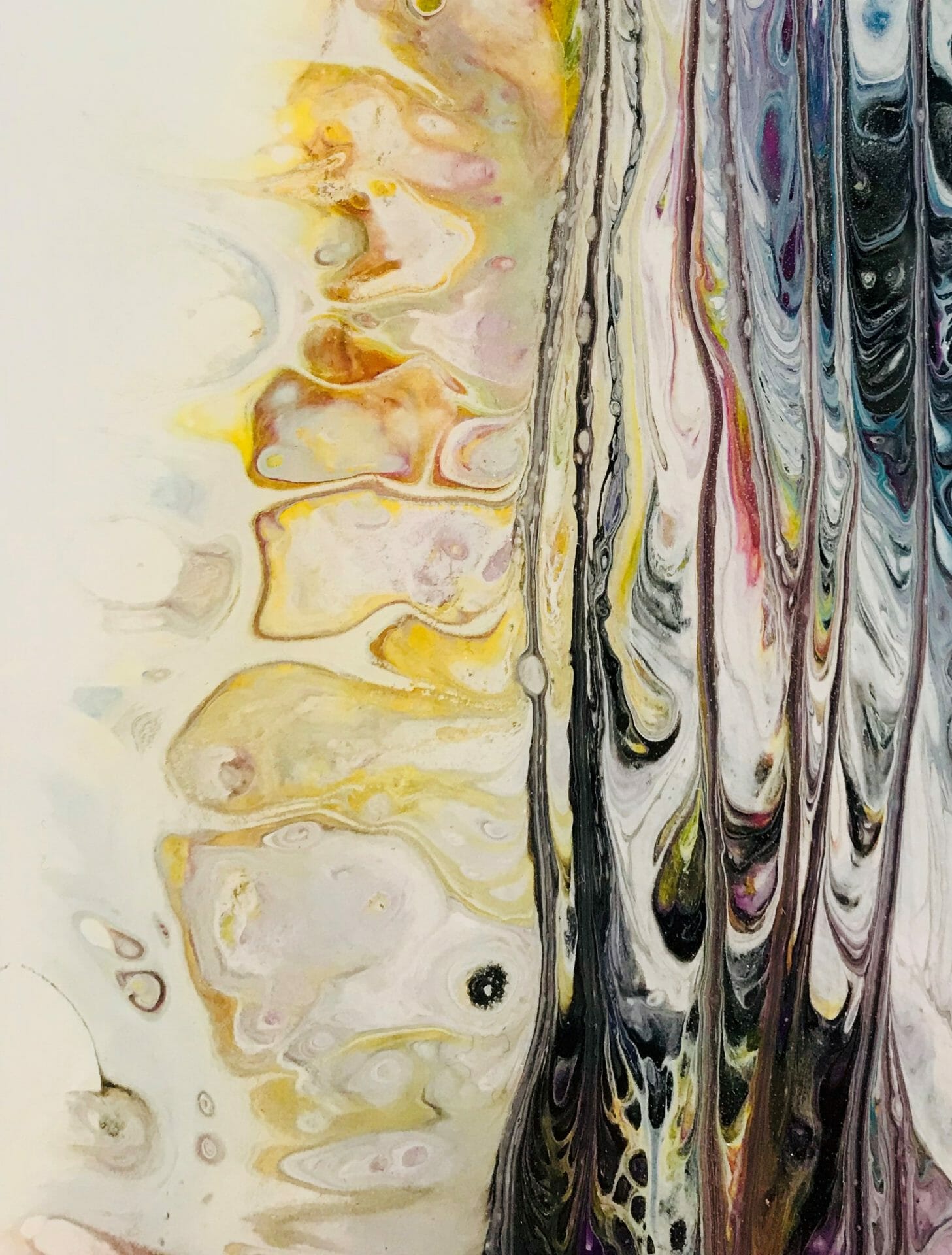 painting close-up