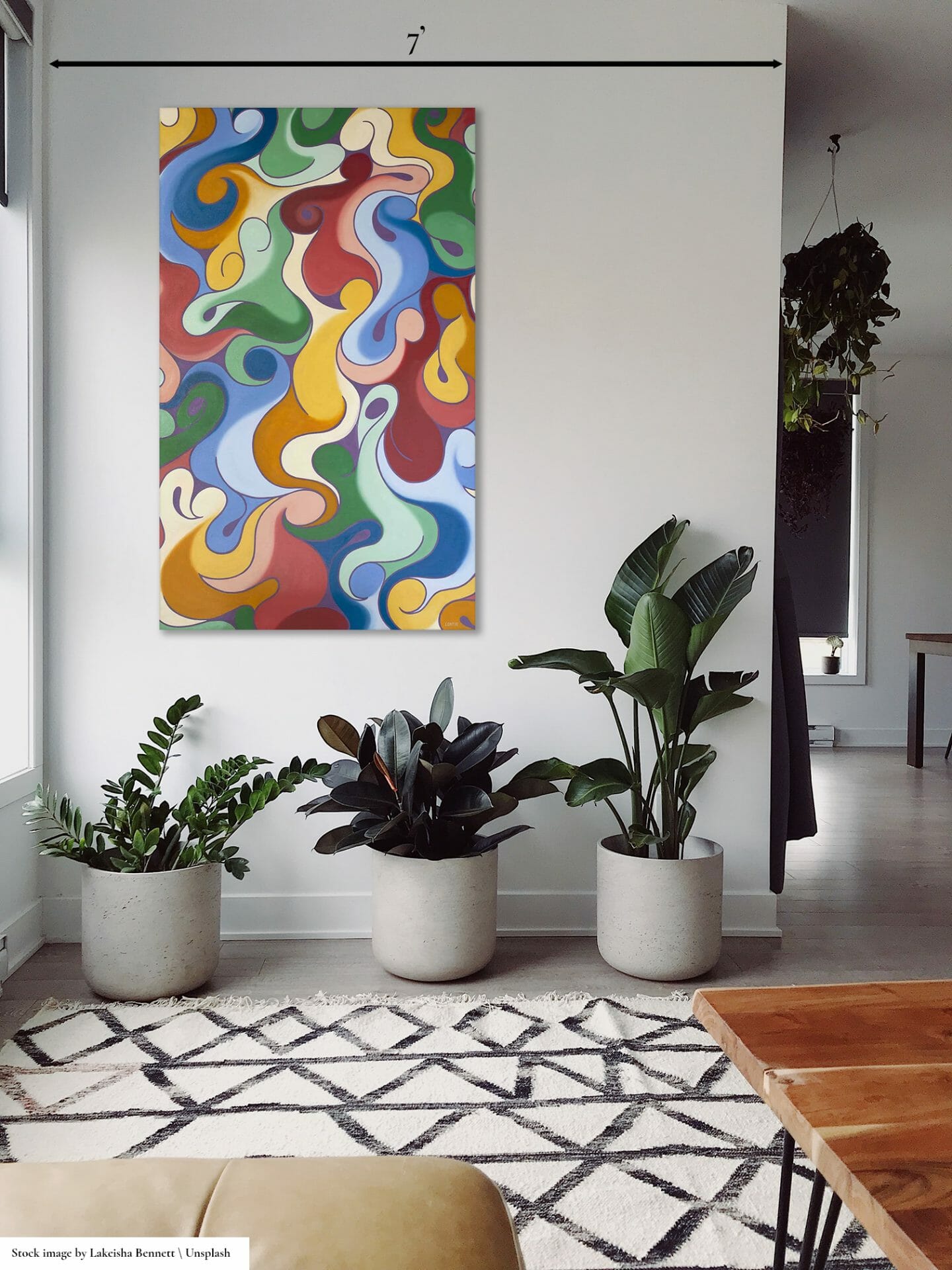 painting interior mockup