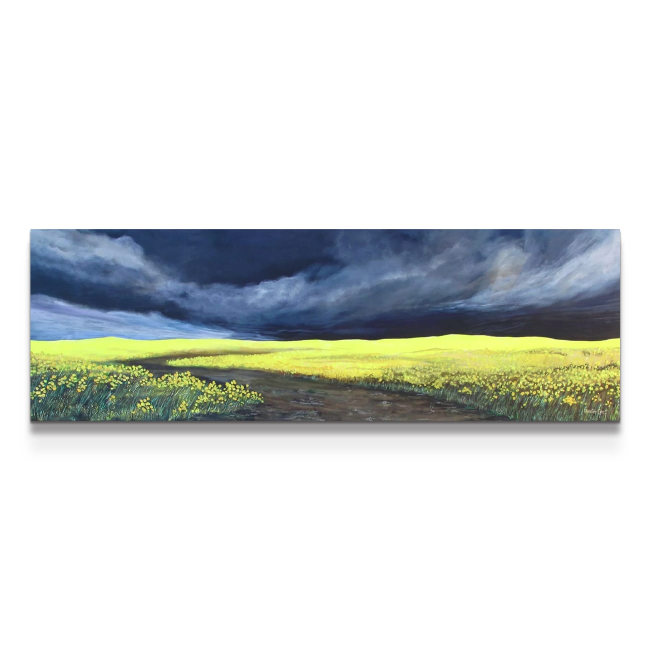 painting on white background