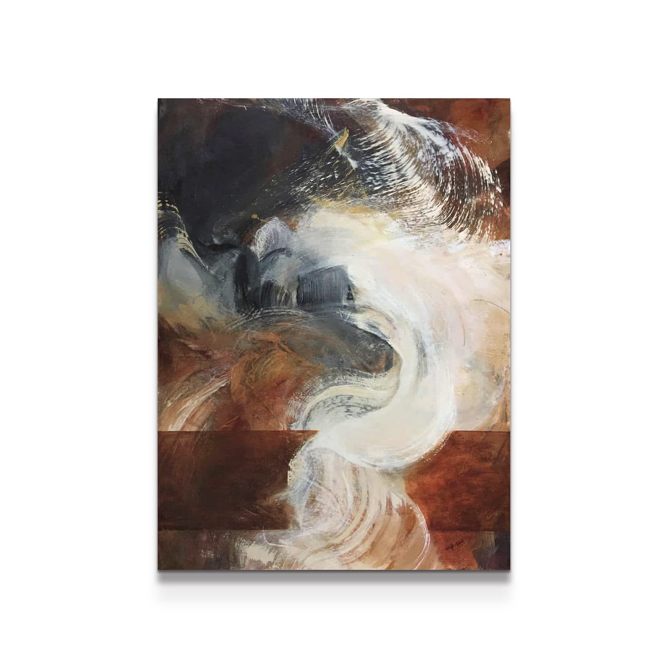 painting on white background