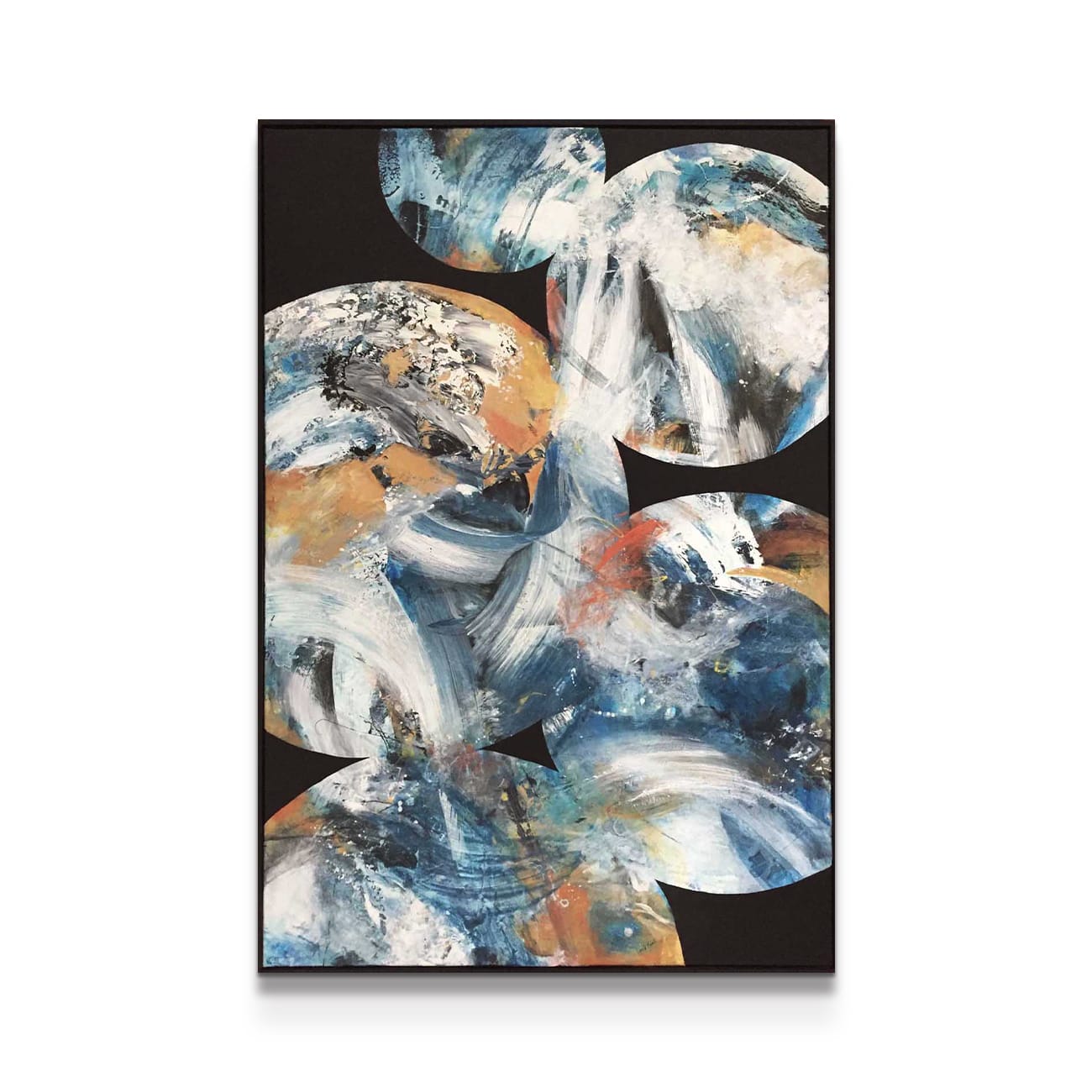 painting on white background