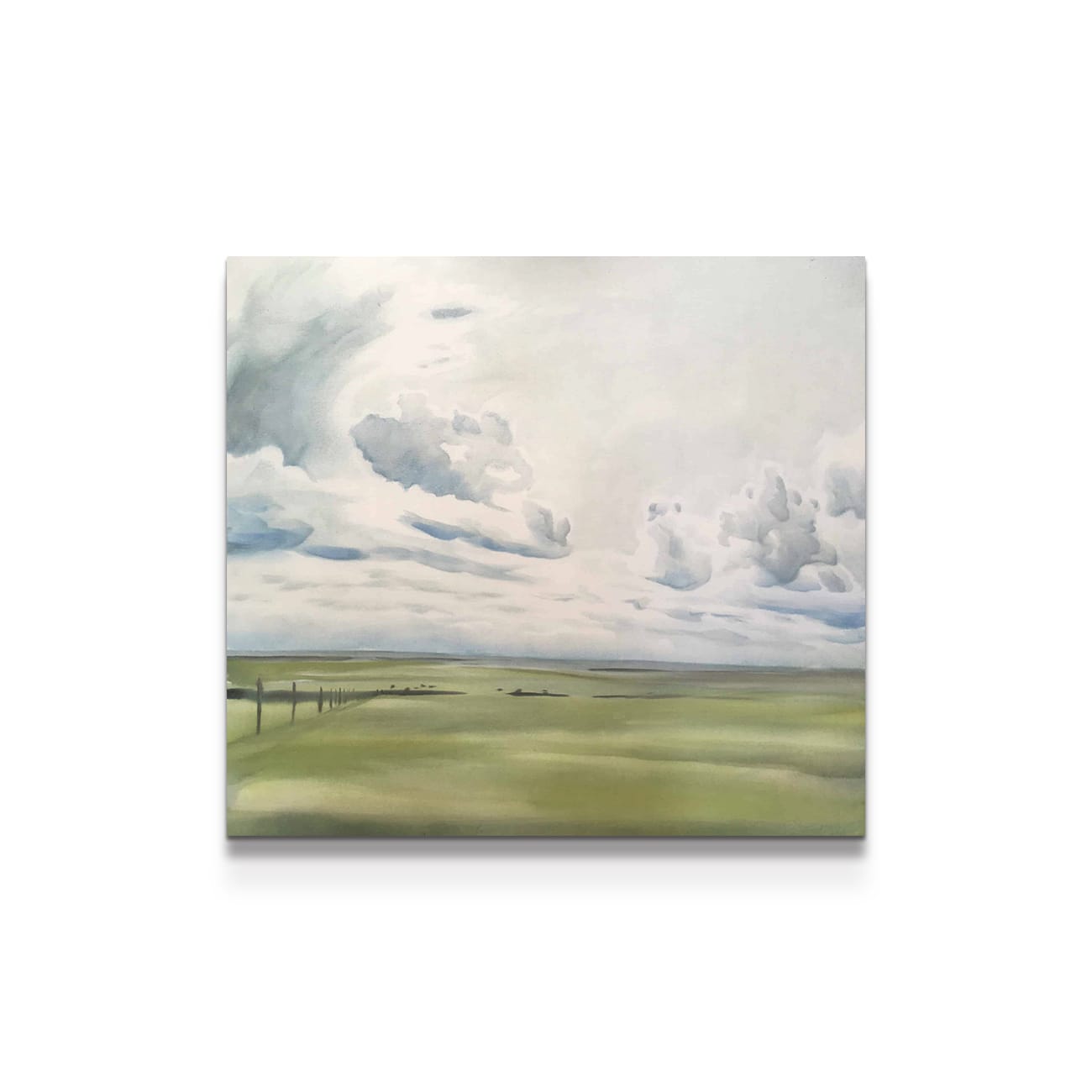 painting on white background