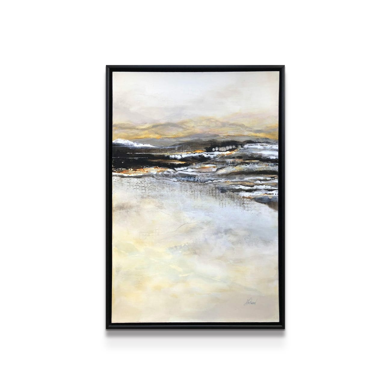 painting on white background