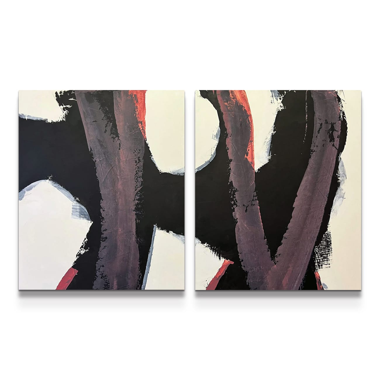 painting on white background