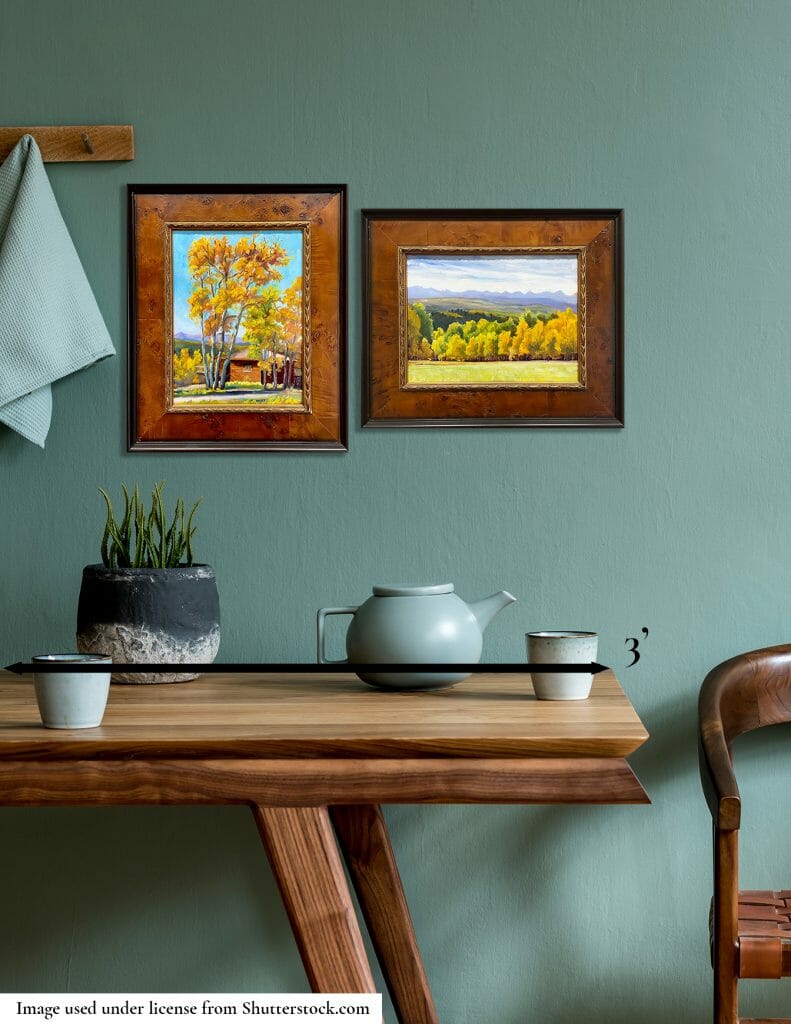 interior painting mockup
