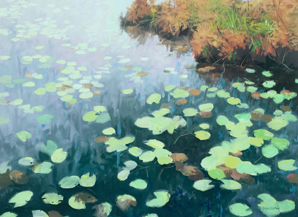 Lily pads, Algonquin-David Dawson-ArtMatch