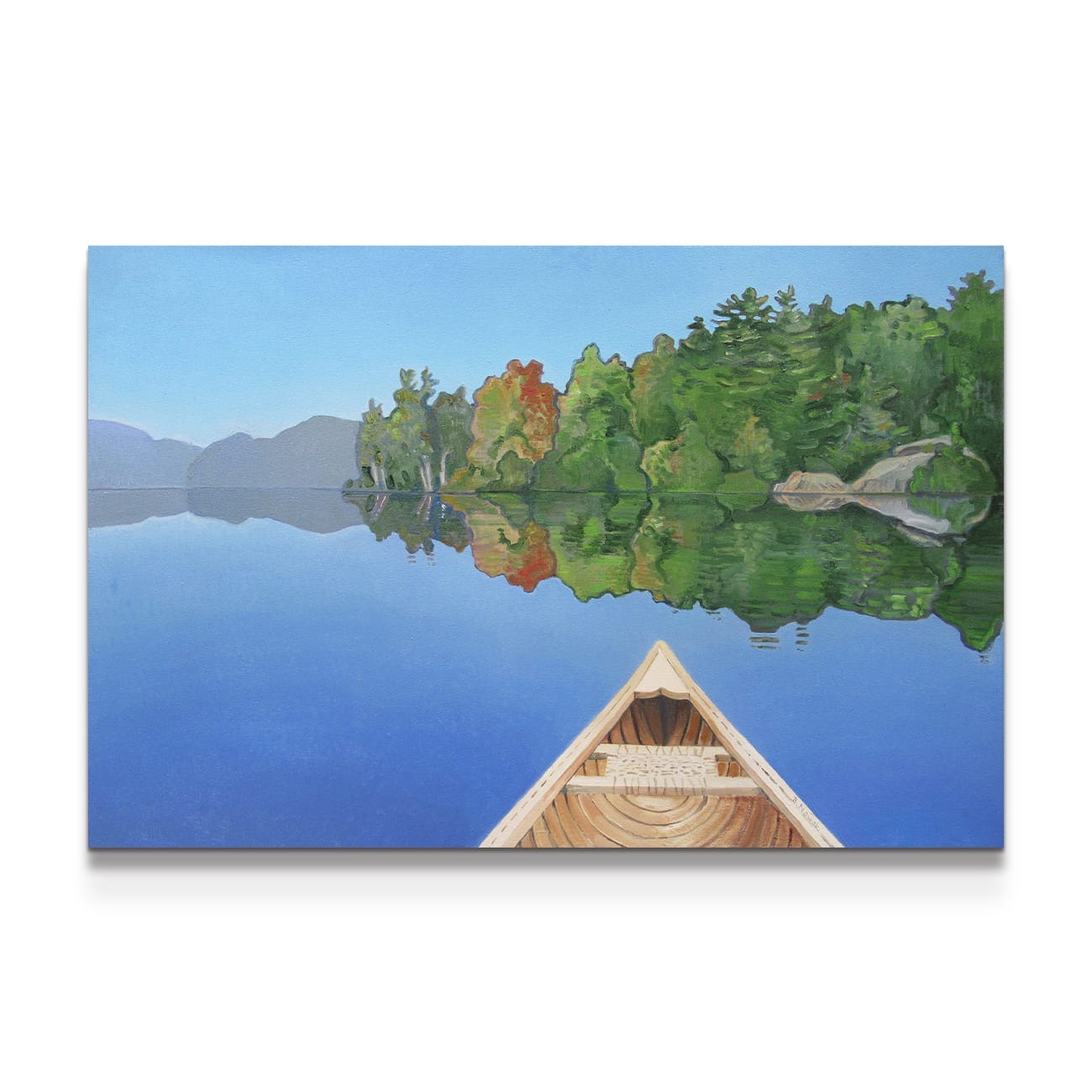 painting on white background