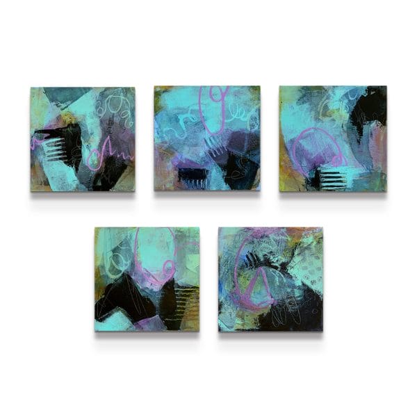 painting on white background
