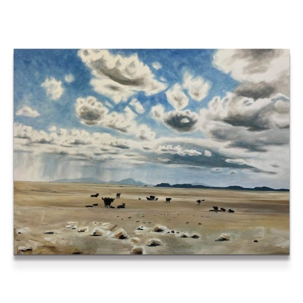 painting on white background