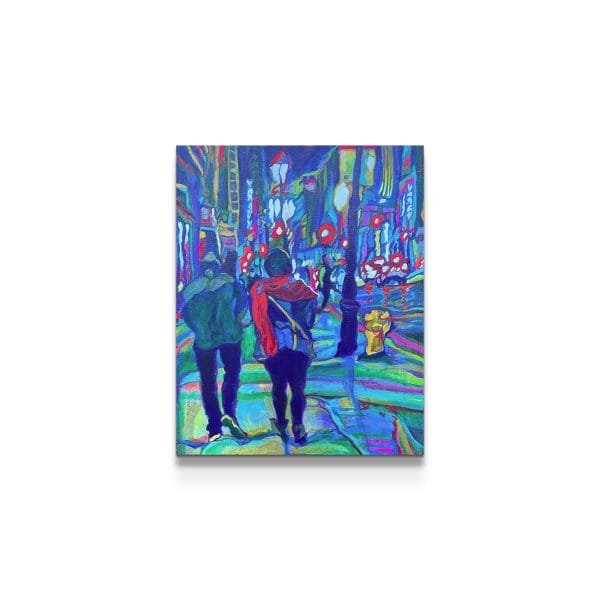 painting on white background