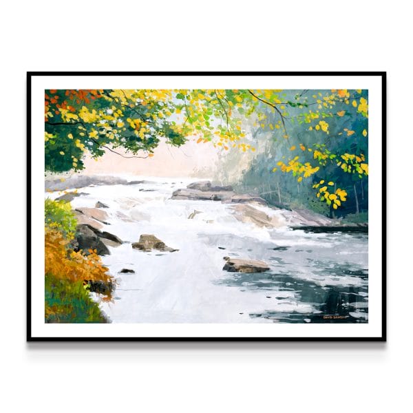 painting on white background