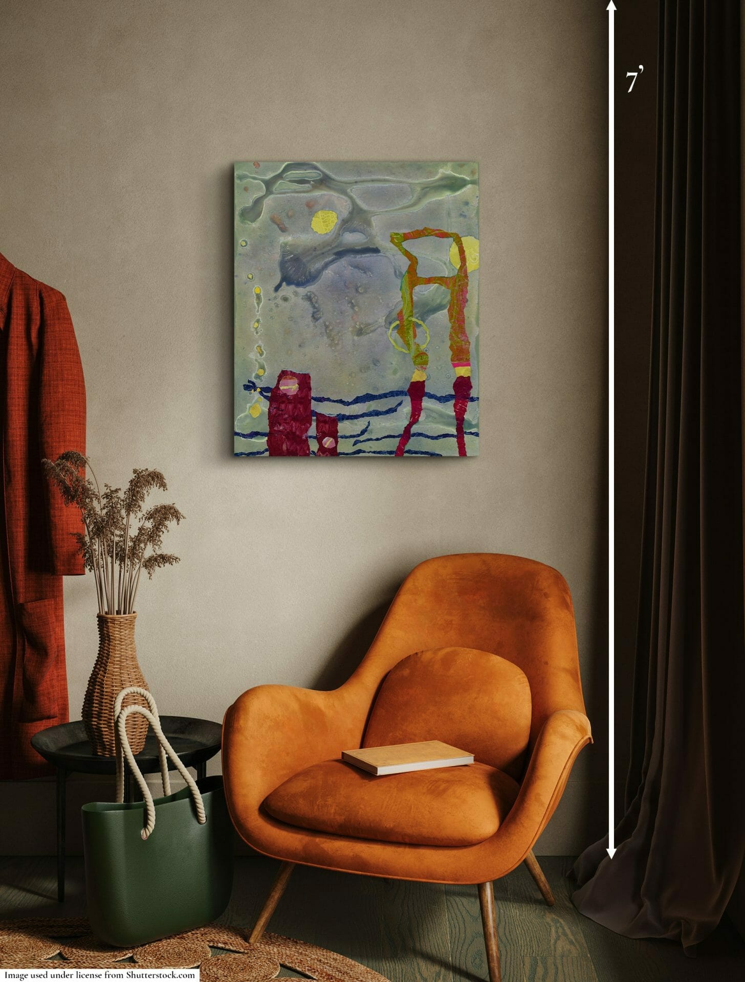 painting interior mockup