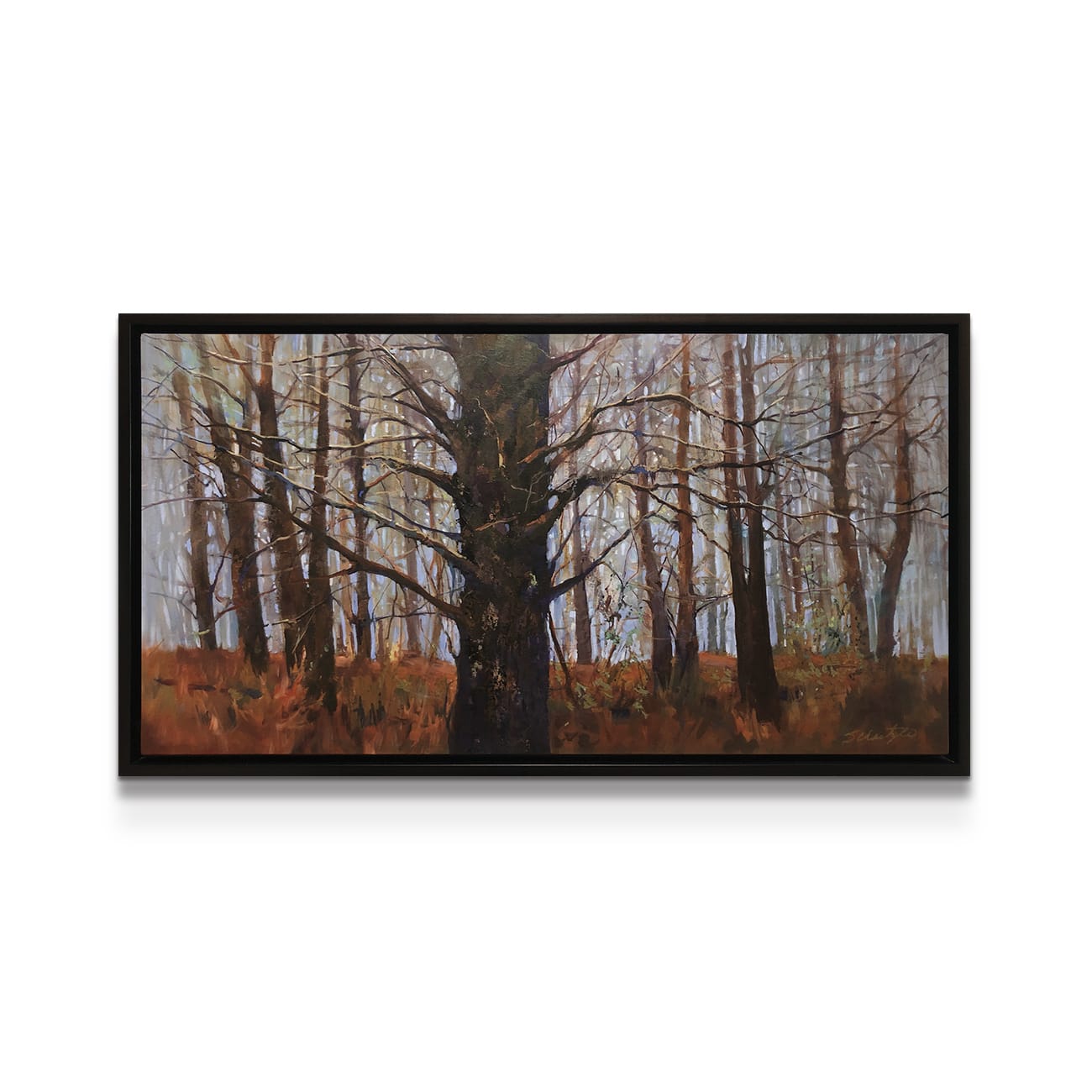 painting on white background