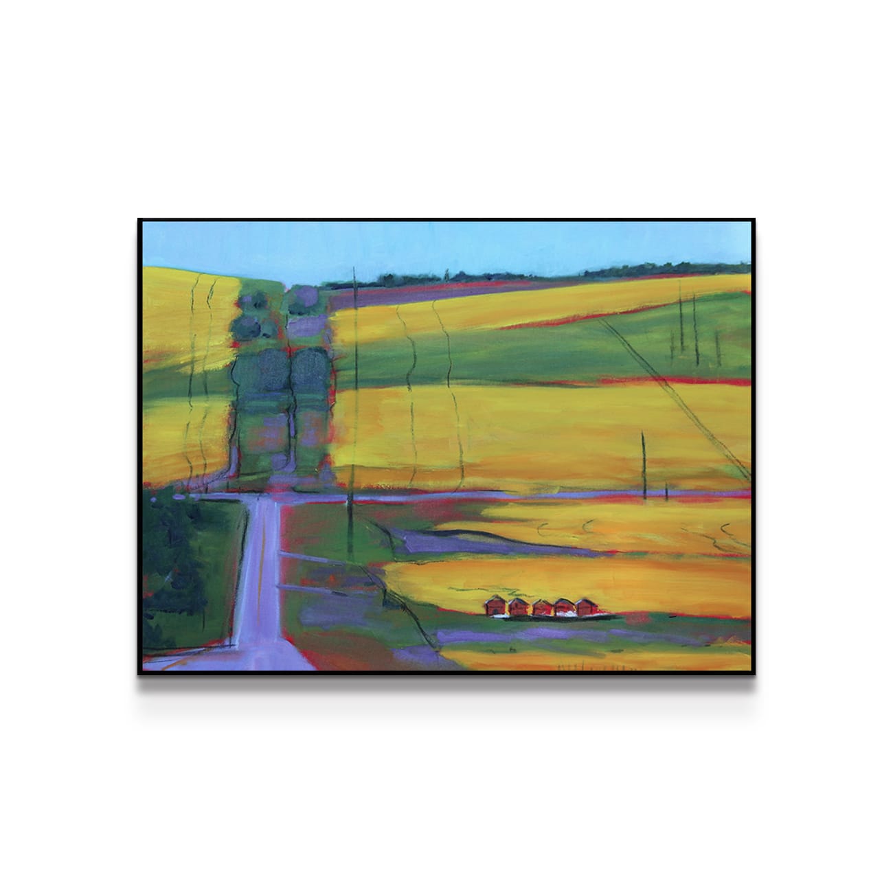 painting on white background