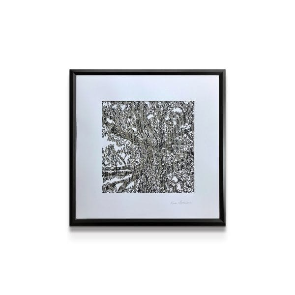 painting on white background
