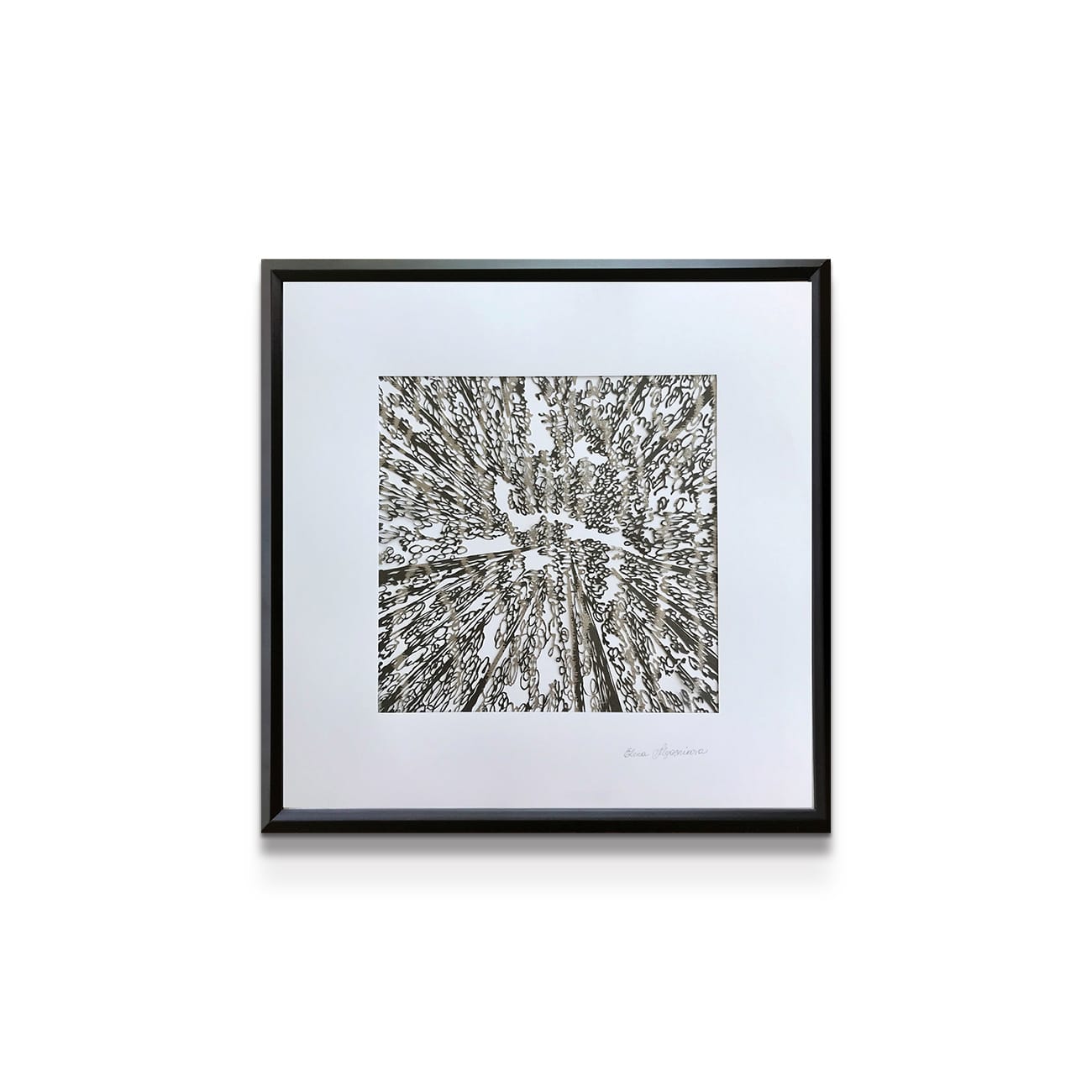 painting on white background