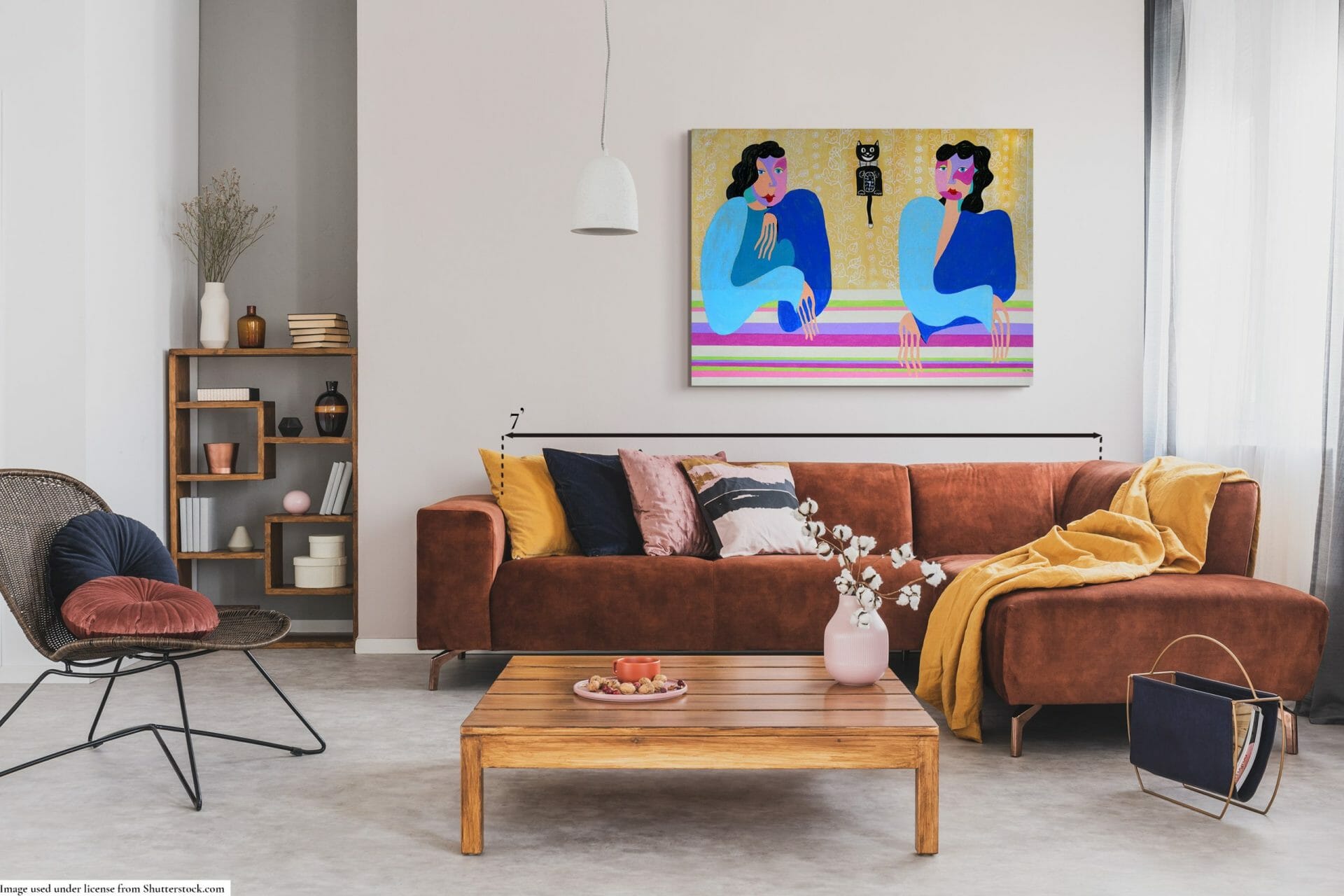 painting interior mockup