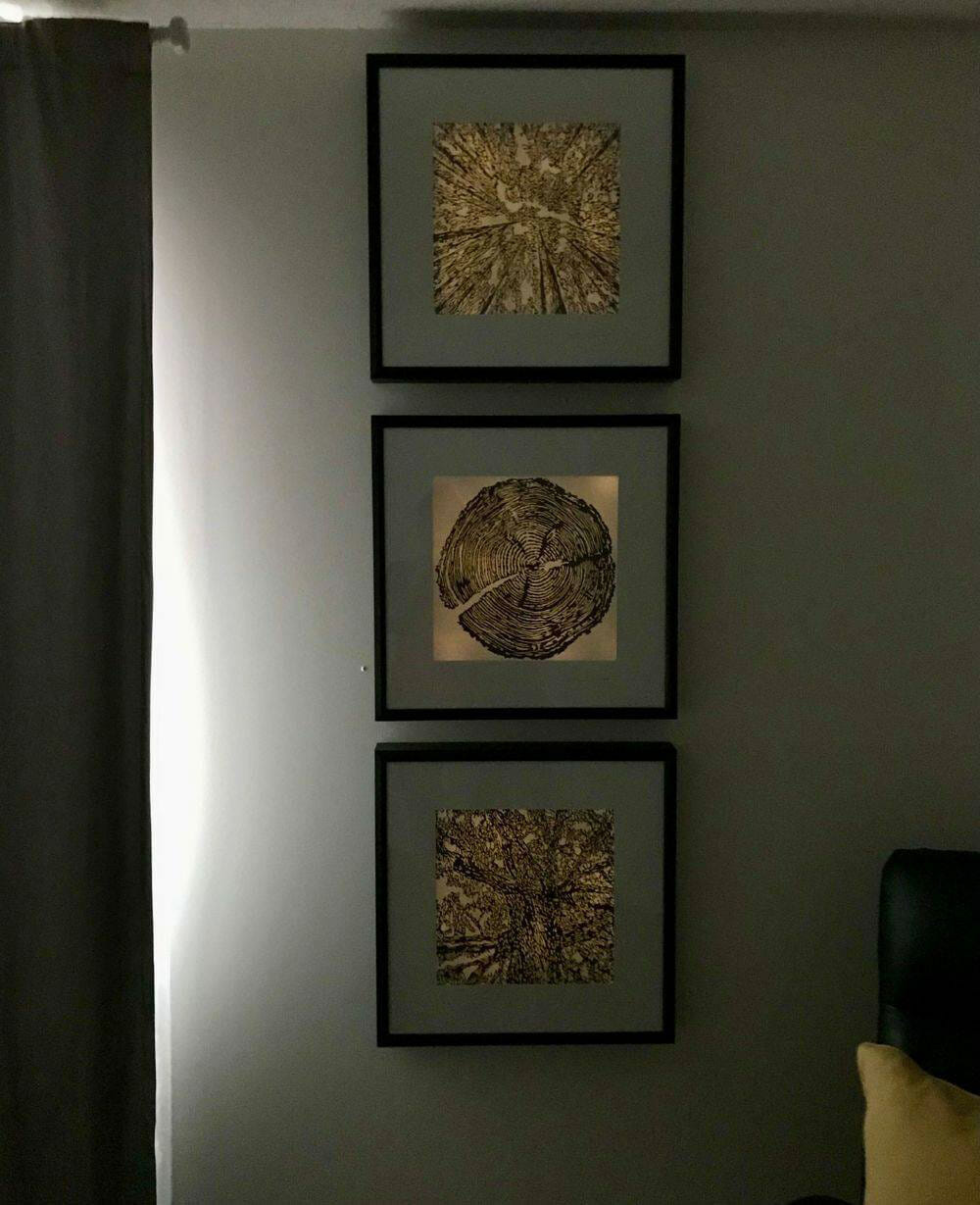 painting interior lightbox