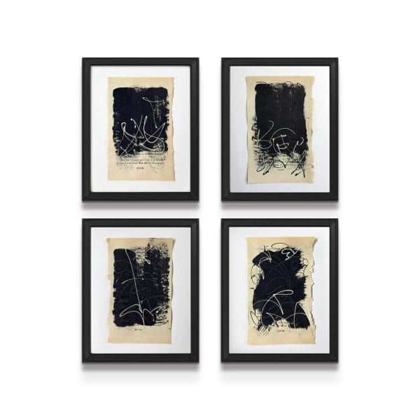 Lynette Melnyk リネット・メルニック原画 抽象画 ブルーアート額装 海の祝福」【原画】F6 額装 アクリル画 抽象画 キャンバス 海 空