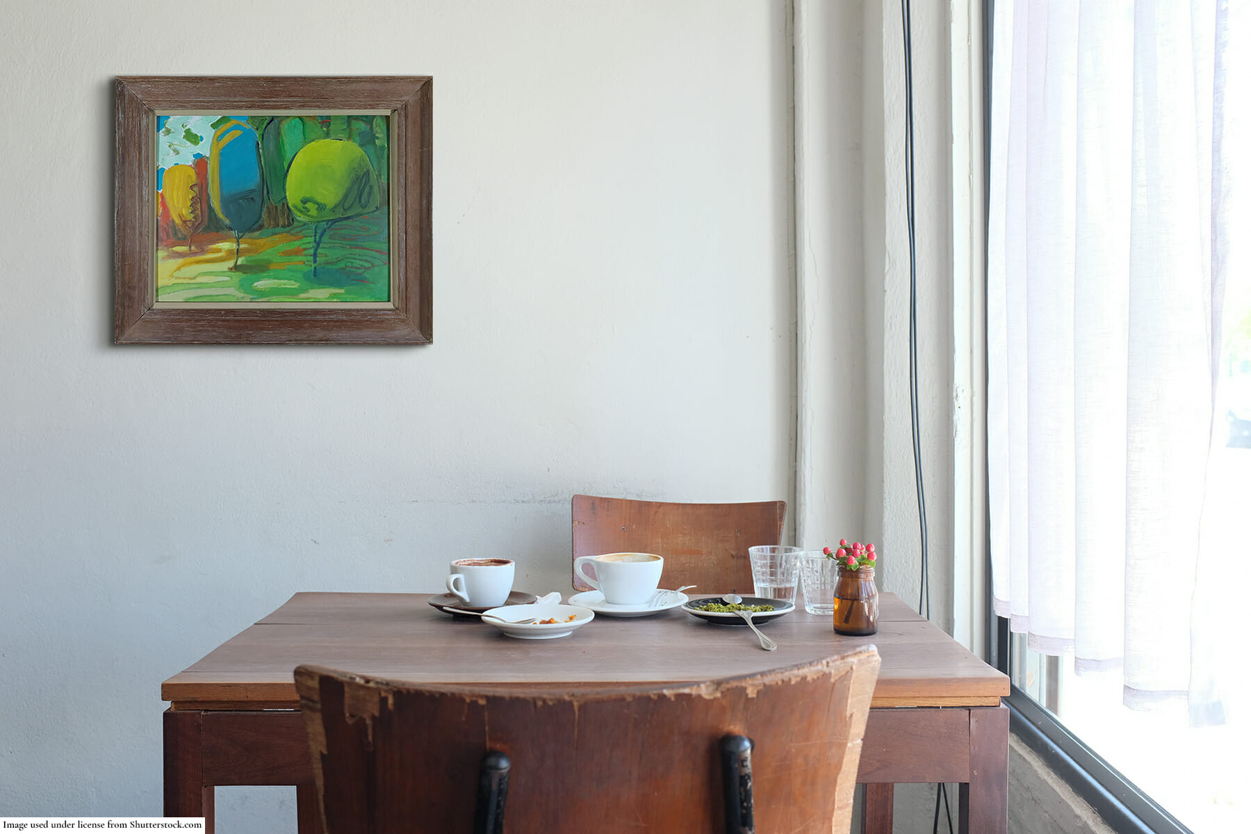 painting interior mockup