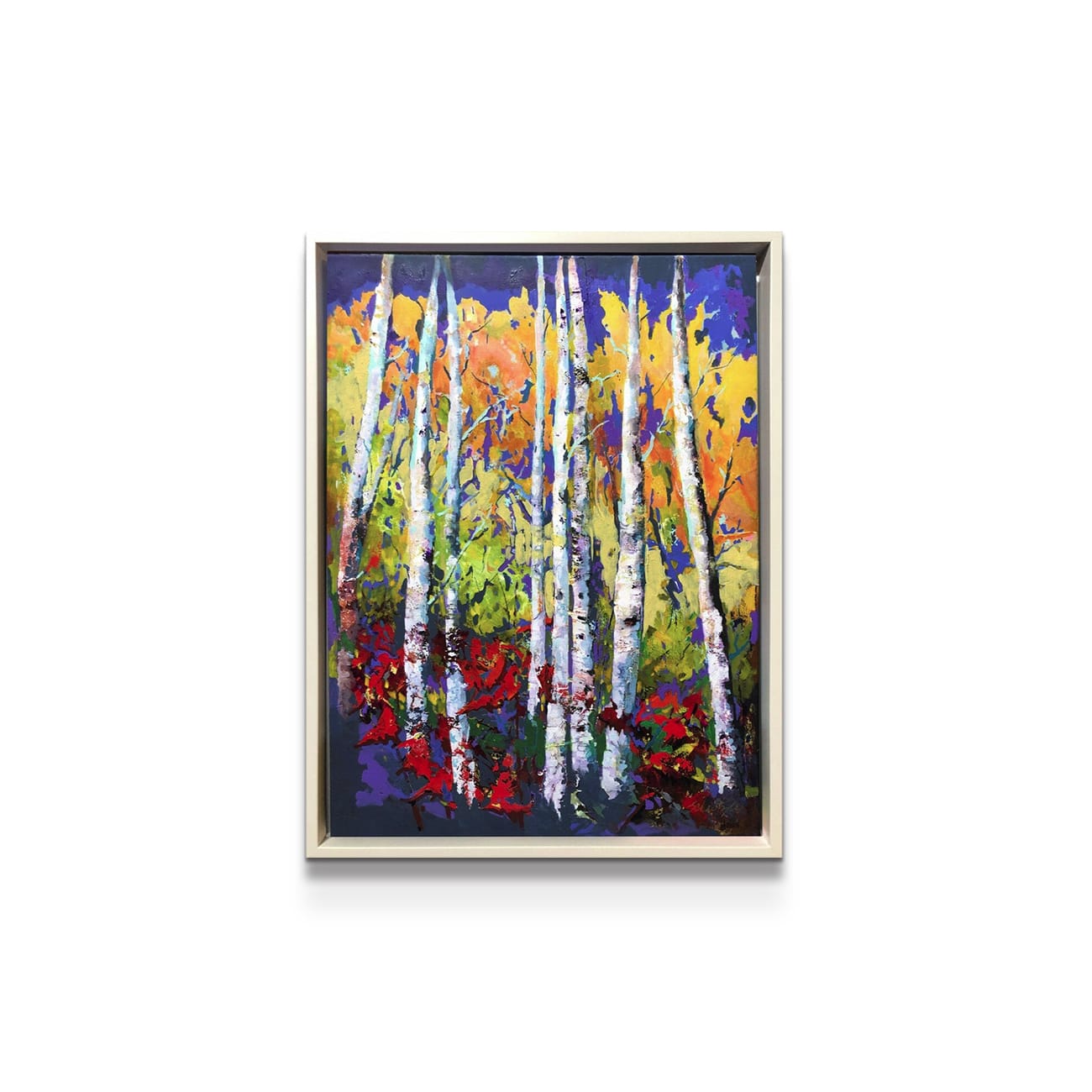 painting on white background