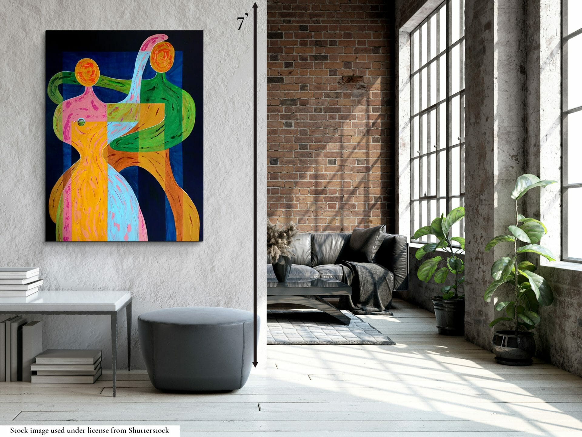 painting interior mockup