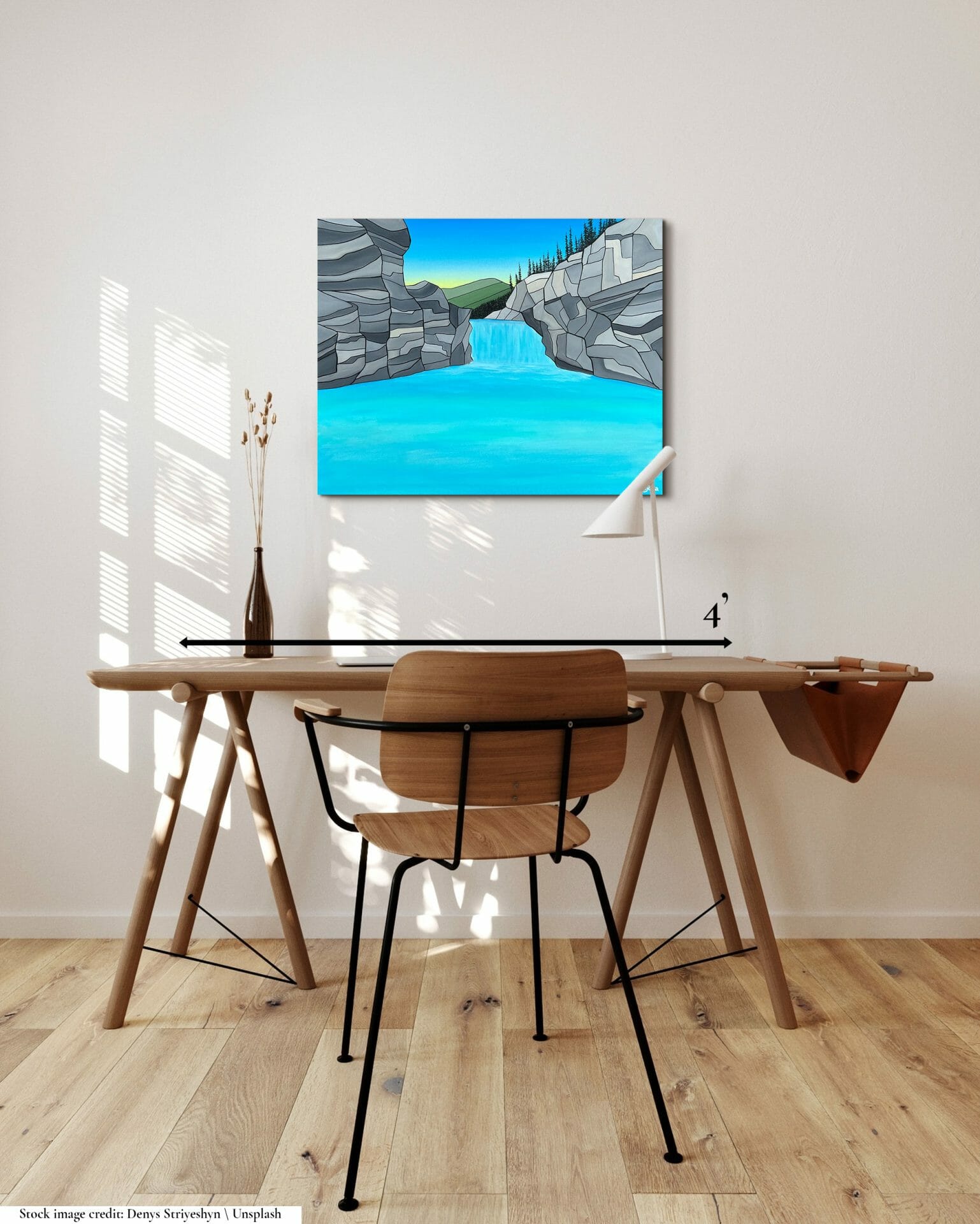 painting interior mockup