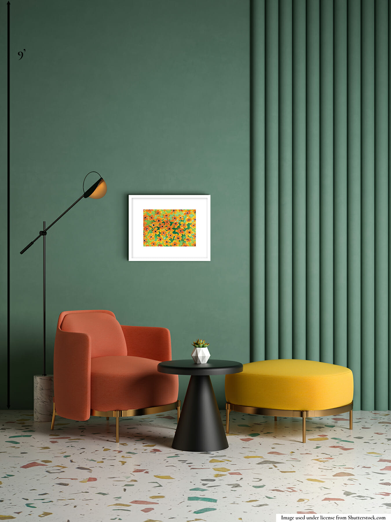 artwork interior mockup