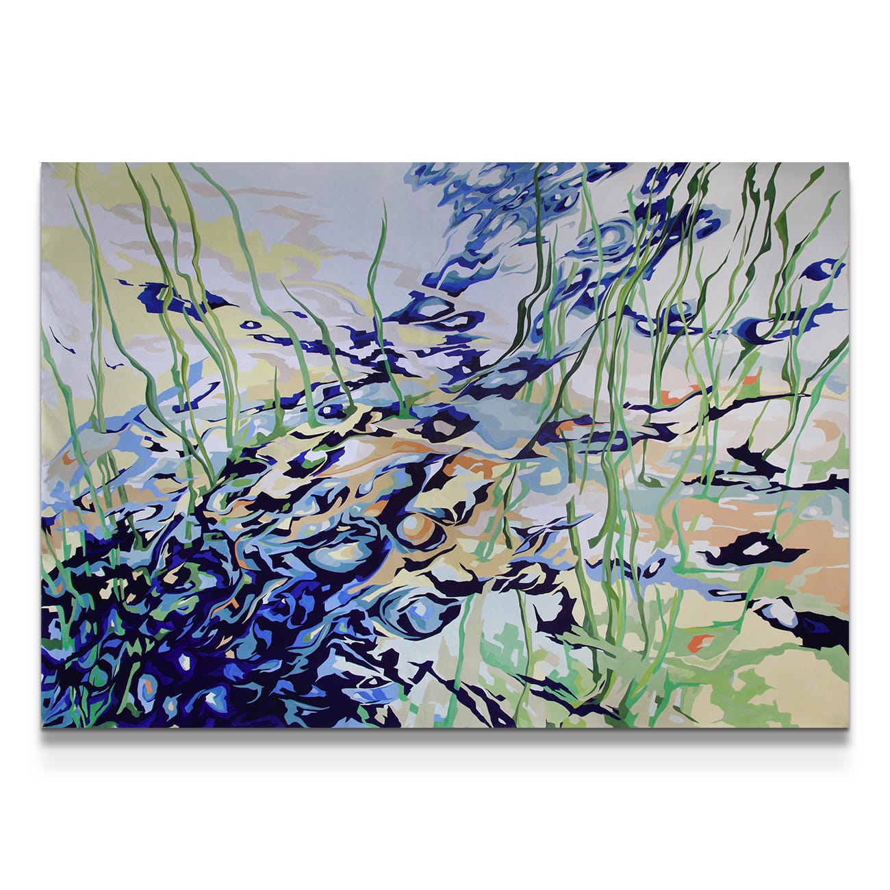 painting on white background