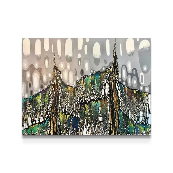 painting on white background