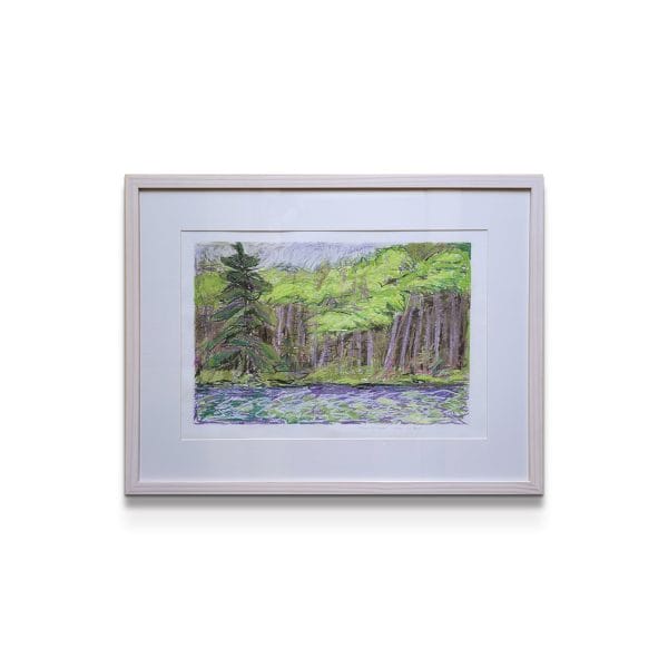 painting on white background