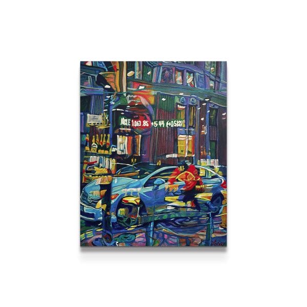 painting on white background