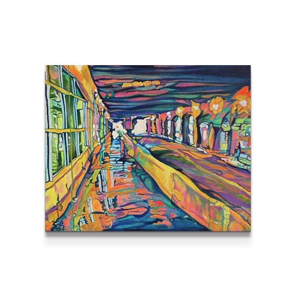 painting on white background