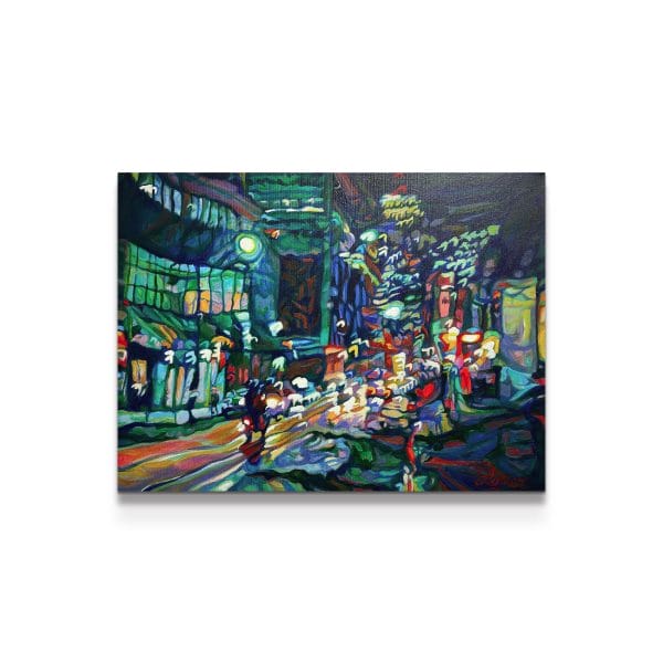 painting on white background
