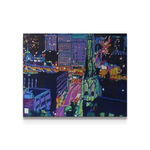 painting on white background
