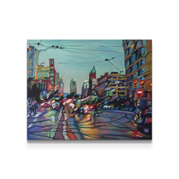 painting on white background