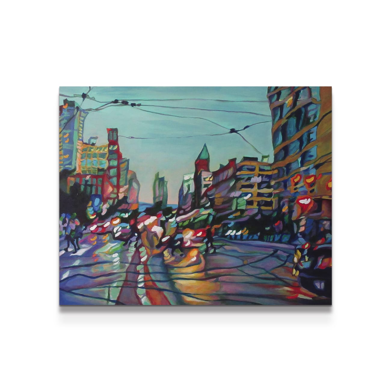 painting on white background