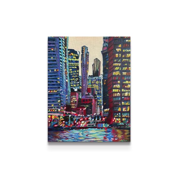 painting on white background