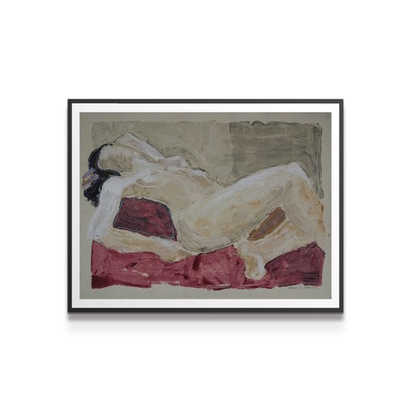 painting on white background