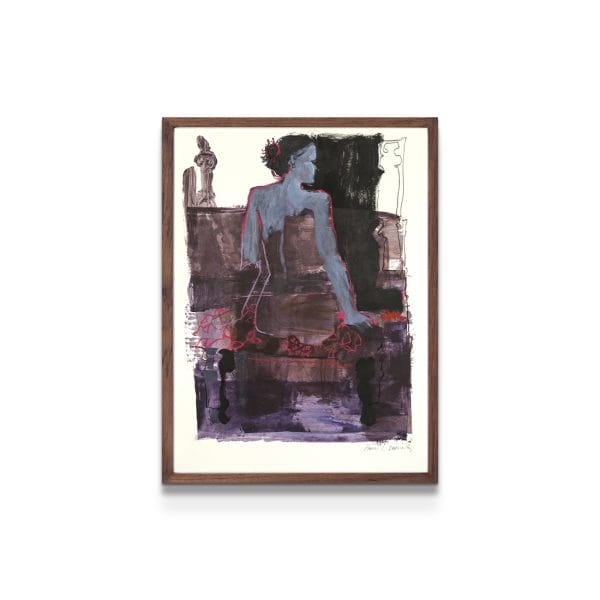 painting on white background