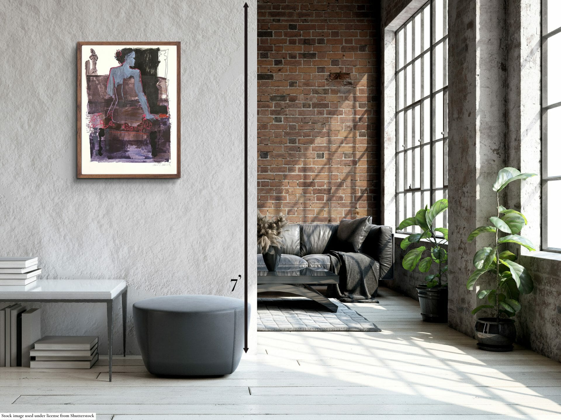 painting interior mockup