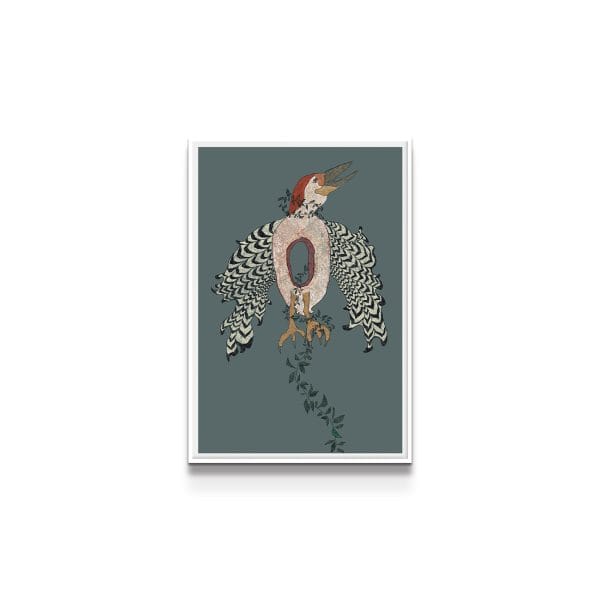 painting on white background