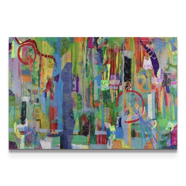 painting on white background