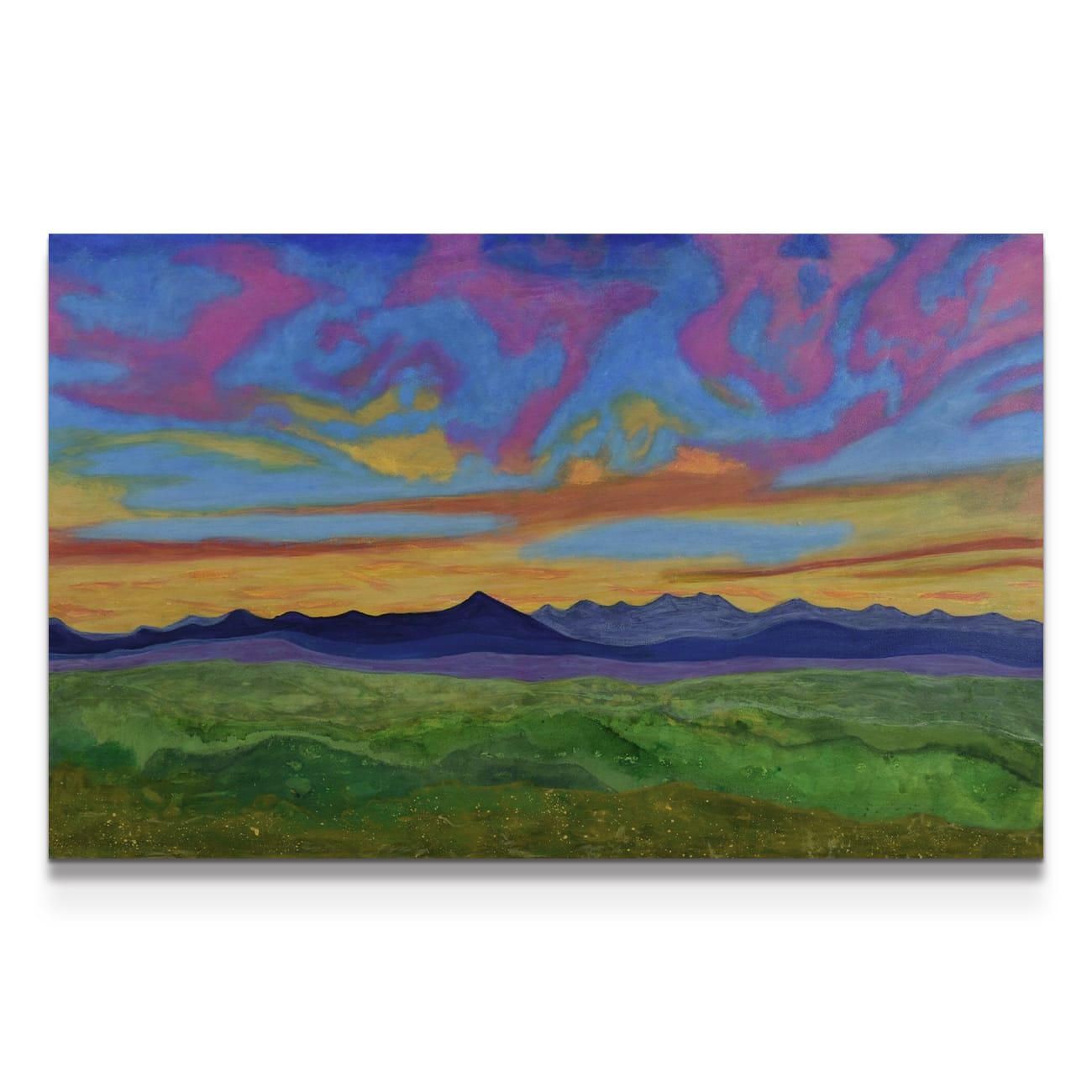 painting on white background