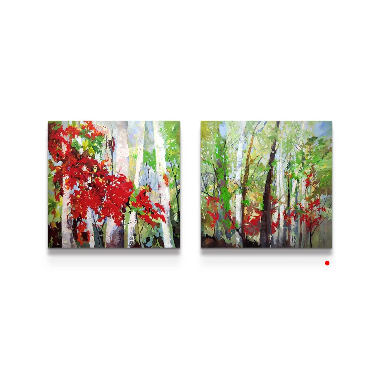 painting on white background