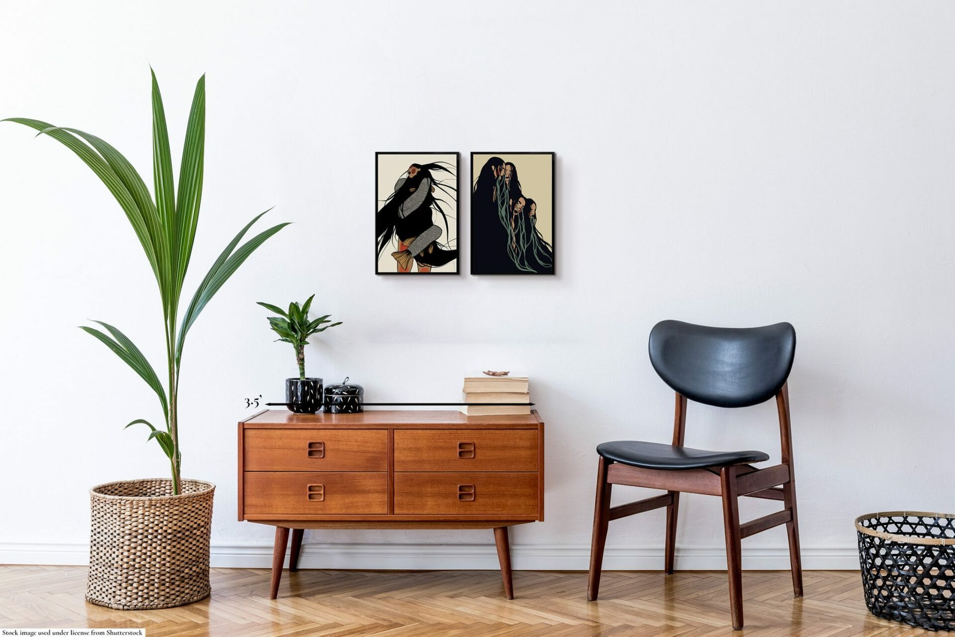 artwork interior mockup