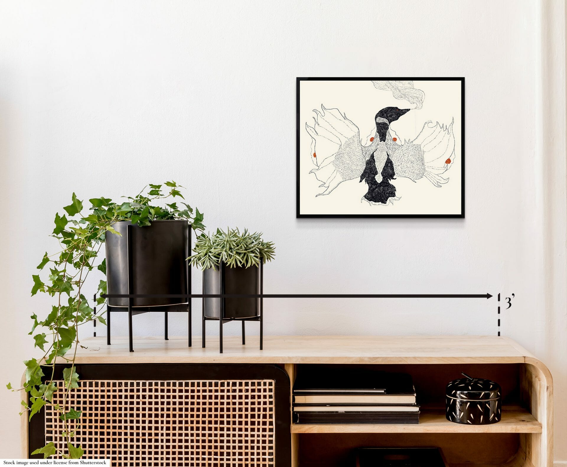 artwork interior mockup
