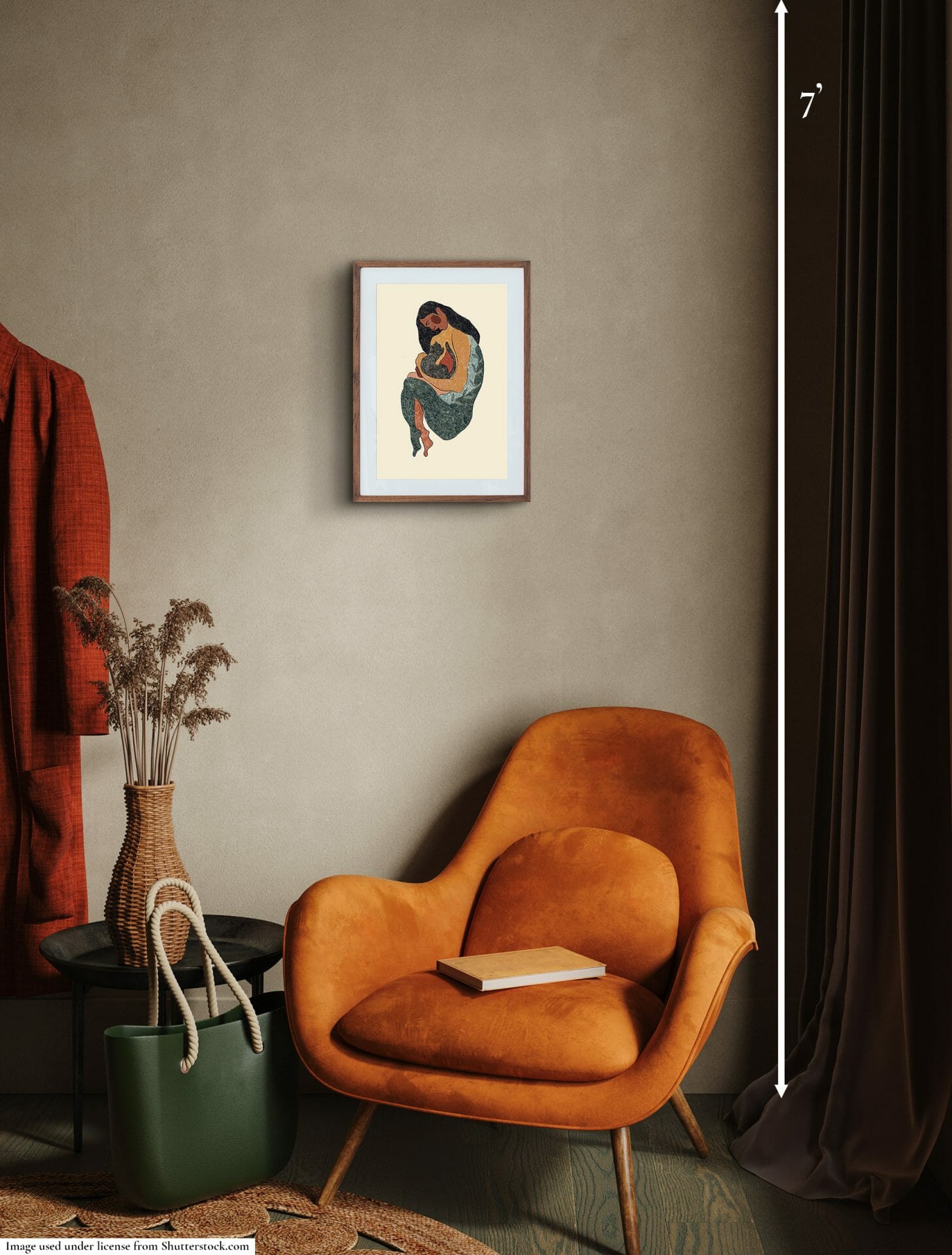 artwork interior mockup